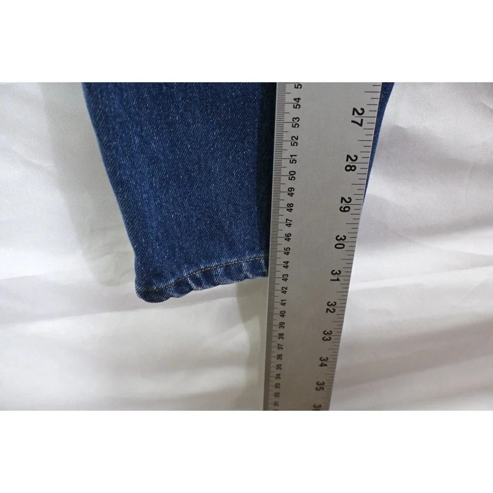 Vintage Gloria Vanderbilt Y2K High Rise Tapered Mom Jeans Blue Denim Womens 11